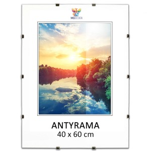 Antirama z plexiskla 40×60 cm – bezrámový clip rámeček