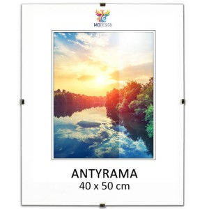 Antirama z plexiskla 40×50 cm – bezrámový clip rámeček