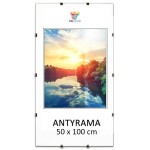Antirama z plexiskla 50×100 cm – bezrámový clip rámeček