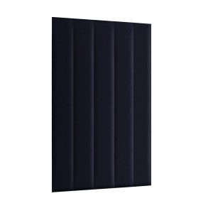 Panel nástěnný 120 x 15 cm, čalouněný 3D čelo v modrých odstínech