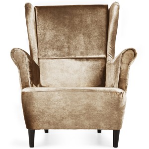 Křeslo Felix v barvě hnědá – elegance a komfort v moderním stylu