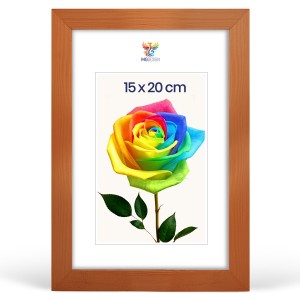 Lakovaný fotorámeček 15 x 20 cm, z přírodního dřeva