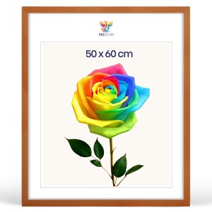 Fotorámeček 50 x 60 cm lakovaný, z přírodního dřeva