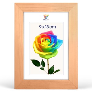 Rámeček na fotografie 9 x 13 cm z přírodního dřeva