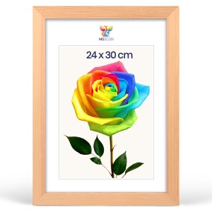 Rámeček na fotografie 24 x 30 cm z přírodního dřeva