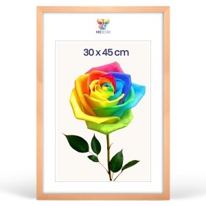 Fotorámeček 30 x 45 cm z přírodního dřeva