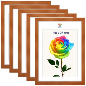 Sada 5 ks rámečků na fotografie 20 x 25 cm z lakovaného dřeva