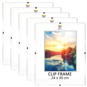 Sada 5 ks rámečků o rozměrech 24 x 30 cm