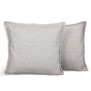 Povlak na polštář s vzorem ve tvaru rybiny 30 x 30 cm v šedé barvě