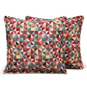 Barevný povlak 45 x 45 cm s dekorativním vzorem