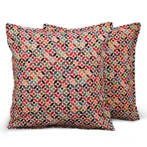 Barevný povlak 50 x 50 cm s dekorativním vzorem