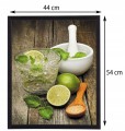 Plakat w czarnej ramie