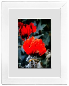 Fotorámeček passe-partout 9x13 cm, bílý