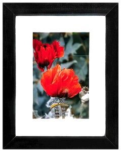 Fotorámeček passe-partout 9x13 cm v černé barvě