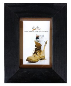 Široký fotorámeček P3, velikost 13x18 cm - černý