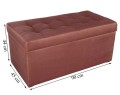 Pufa w rozmiarze 45x90 cm