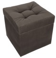 Moderner klappbarer Hocker 45x45 cm in Braun