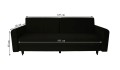 Elegancka czarna sofa