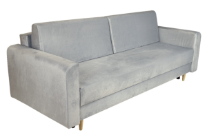 Moderní pohovka LUIZA s funkcí spaní ve žluté barvě