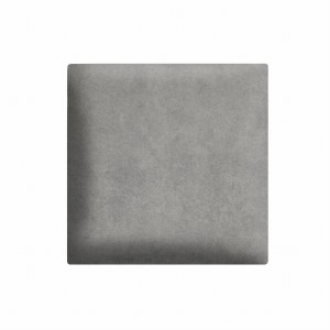 Nástěnný panel 30 x 30 cm čalouněný 3D čelo v hnědé barvě