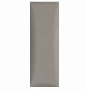 Nástěnný panel 90 x 30 cm čalouněný 3D čelo v béžové barvě