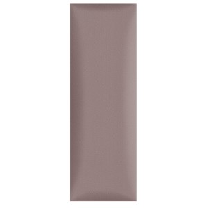 Nástěnný panel 90 x 30 cm čalouněný 3D čelo v pudrově růžové barvě