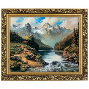 Reprodukce ve zlatém rámu 40x50 cm - Ford, Wojciech Król
