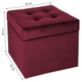 6. PUFA PIKOWANA LUIZA 45 cm x 45 cm Matt Velvet 68 wymiary.jpg