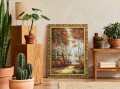 5. Wizualizacja 4 OBRAZ BRZOZY LETNI DZIEN 6093 W ZLOTEJ RAMCE MAKOWCE 50 cm x 70 cm.jpg