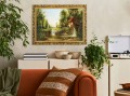 3. Wizualizacja 2 OBRAZ STARY MLYN LATO 6043 W ZLOTEJ RAMCE MAKOWCE 50 cm x 70 cm.jpg