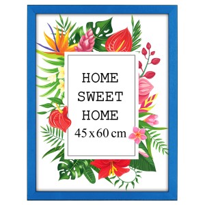 Dřevěná rámová lišta v šedé barvě, ideální na fotografie o rozměru 45×60 cm