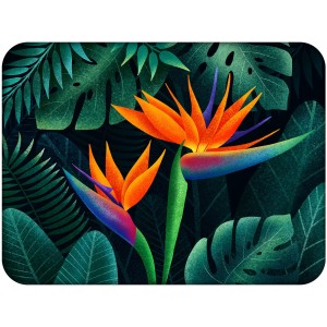 Tvrdá korková podložka s potiskem, tvrdá podložka, rozměr reprodukce 30x40 cm – Tropical Flowers 1