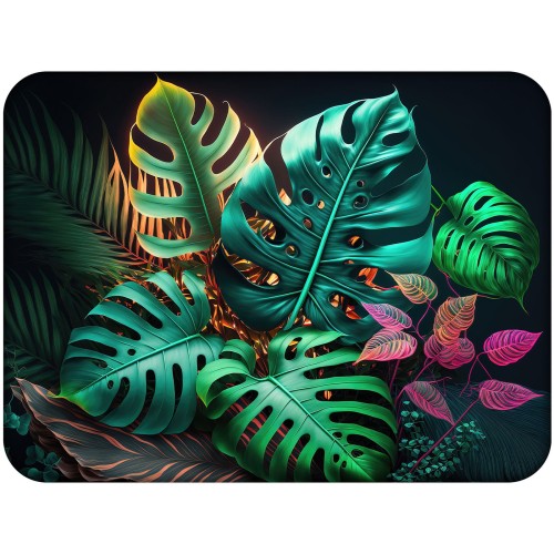 1. PODKLADKA KORKOWA 30 cm x 40 cm F4305 Tropical leaves 2.jpg