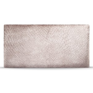 Nástěnný panel 30x60 cm čalouněný - čelo postelové prémiové v béžové velurové látce se strukturou „kapky“