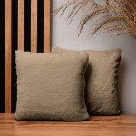 Dekorační povlak na polštář 30x30 cm ve světle hnědé barvě v imitaci kožešiny