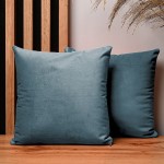 Dekorační povlak na polštář 30x30 cm z mořské velurové tkaniny