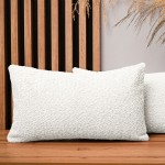 Dekorační povlak na polštář 40x80 cm ze světle hnědé strukturované žinylkové látky