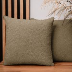 Dekorační povlak na polštář 55x55 cm z karamelově zbarvené strukturované žinylkové tkaniny