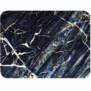 Tvrdá korková podložka s potiskem, tvrdá podložka, rozměr reprodukce 30x40 cm – Marble gold 2